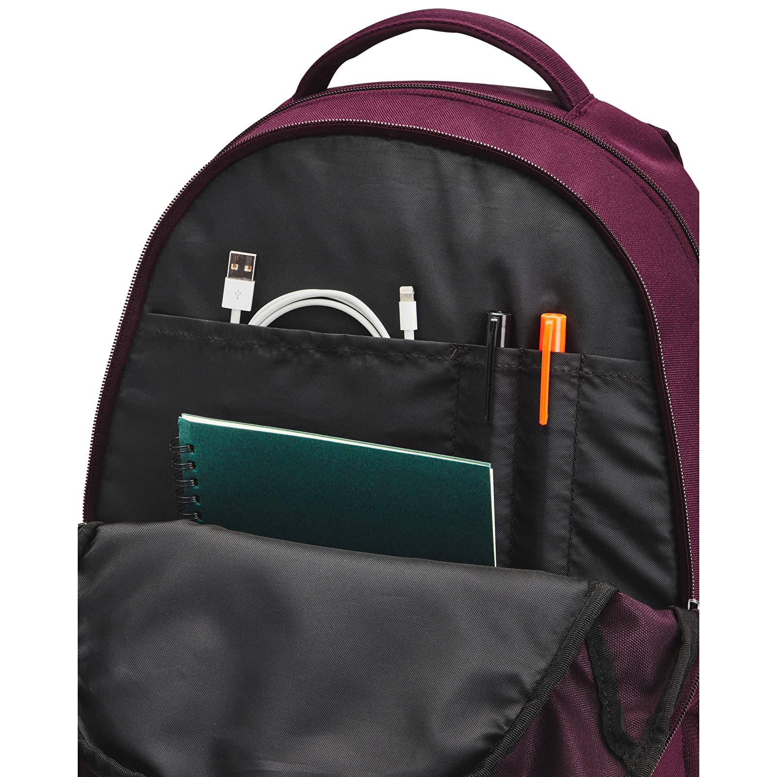 Reput Under Armour Hustle 5.0 Backpack Dark Maroon