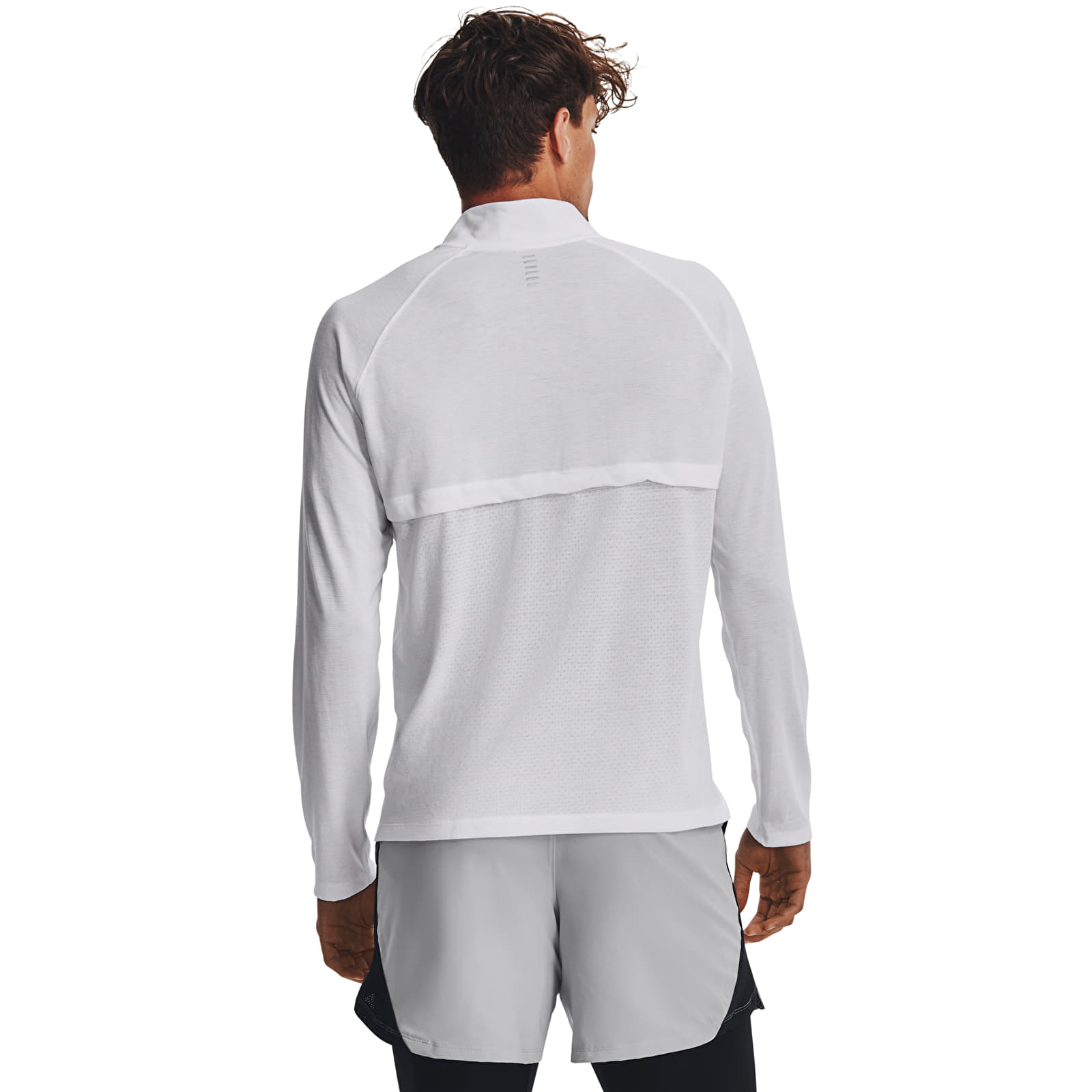 Hanorace Under Armour Streaker Half Zip White