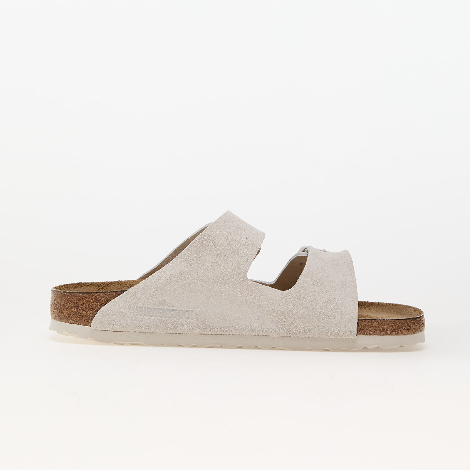 Women's sneakers and shoes Birkenstock Arizona Suede Leather Antique White
