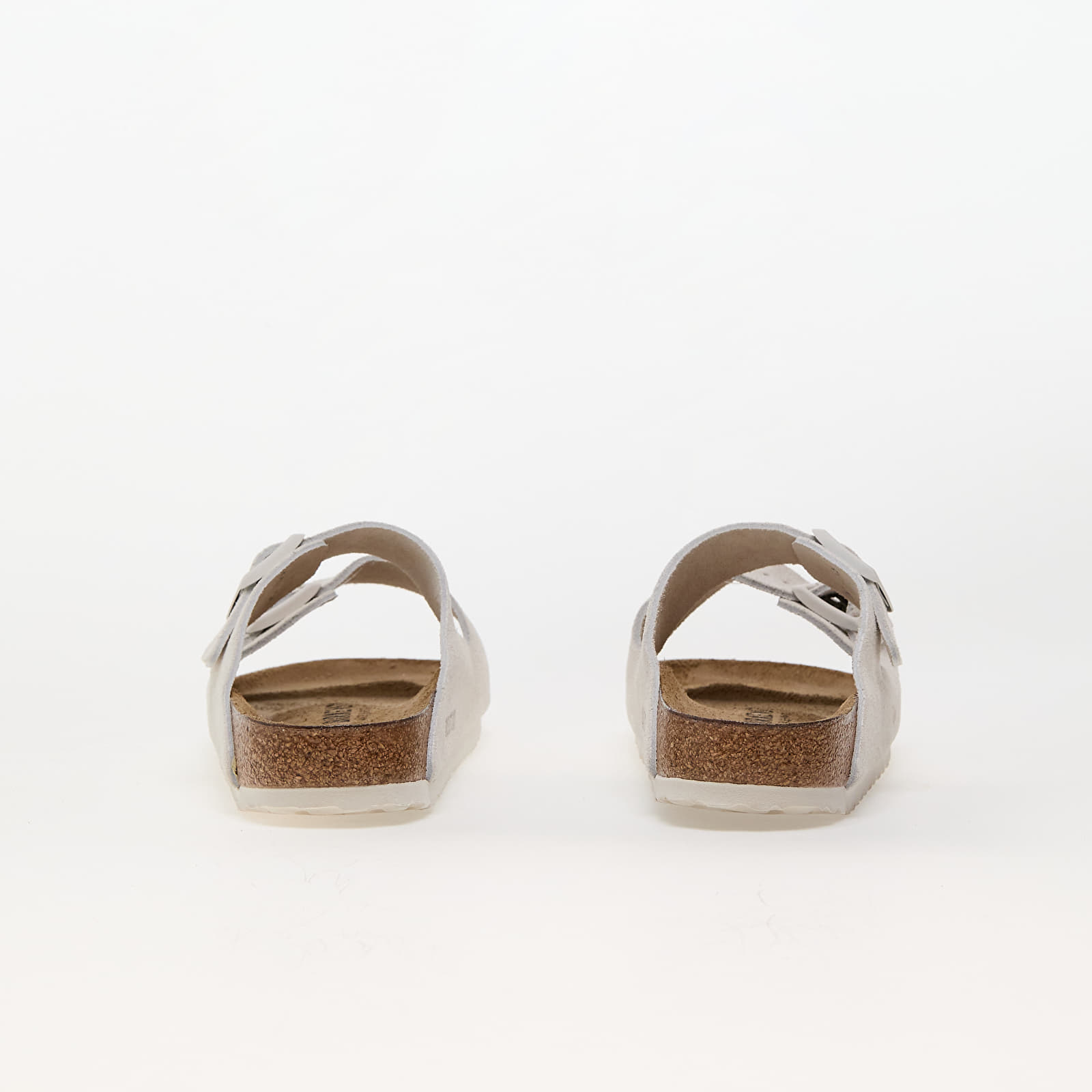 Women's sneakers and shoes Birkenstock Arizona Suede Leather Antique White