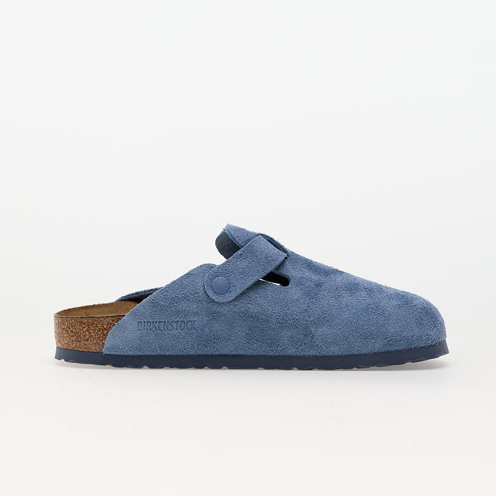 Dámské tenisky a boty Birkenstock Boston Birko-Floor Soft Suede Leather Elemental Blue