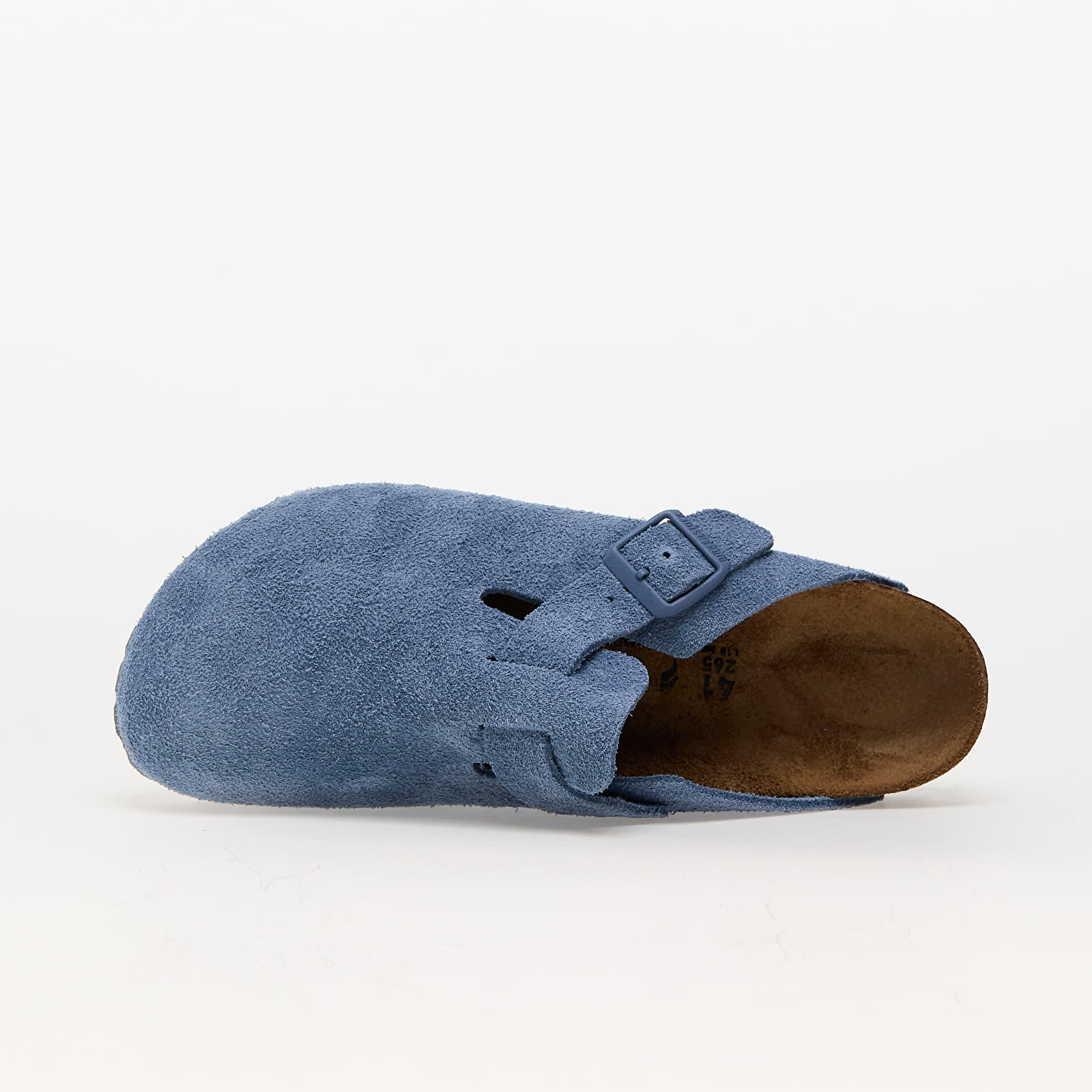 Dámské tenisky a boty Birkenstock Boston Birko-Floor Soft Suede Leather Elemental Blue