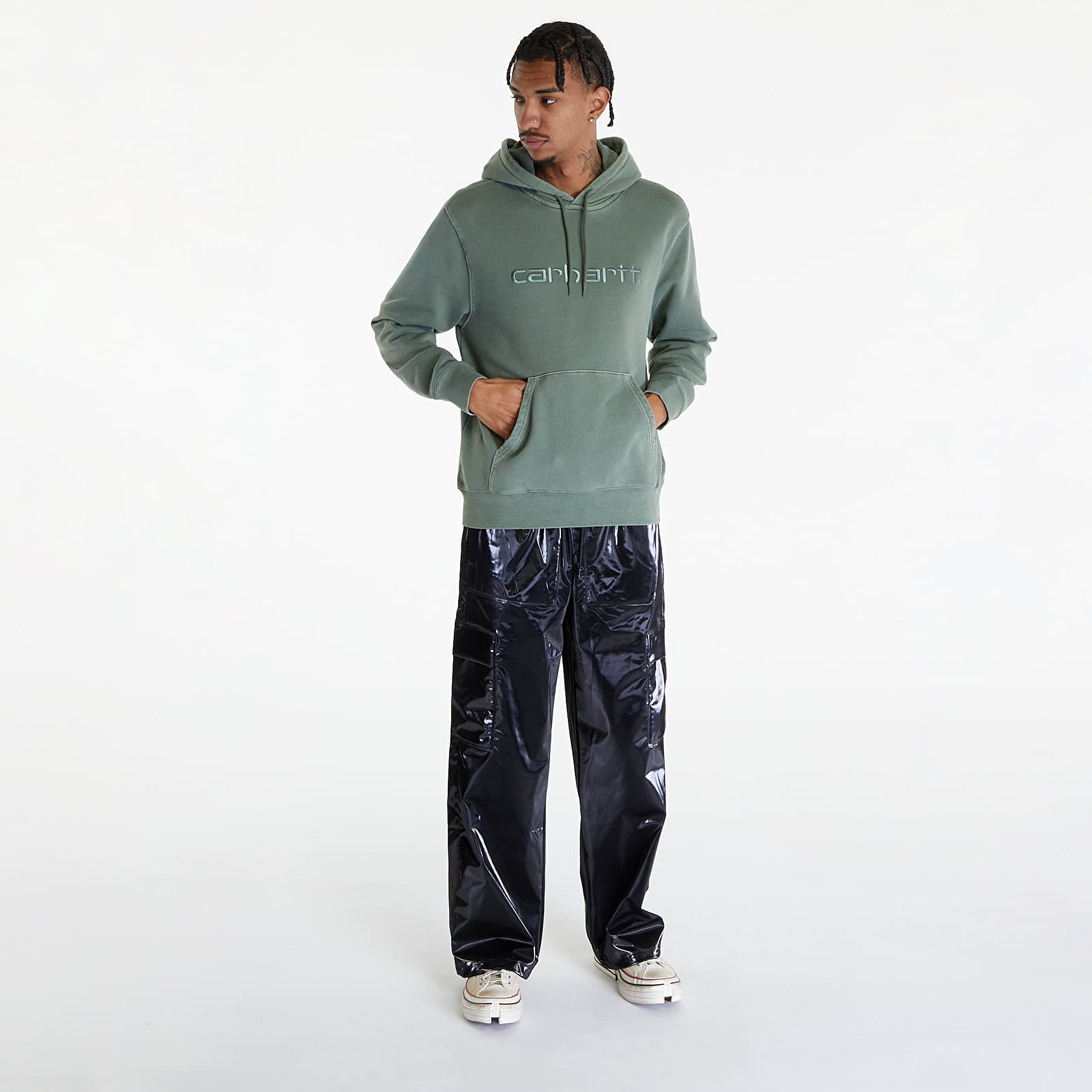 Sweatshirts Carhartt WIP Duster Hoodie UNISEX Park Garment Dyed