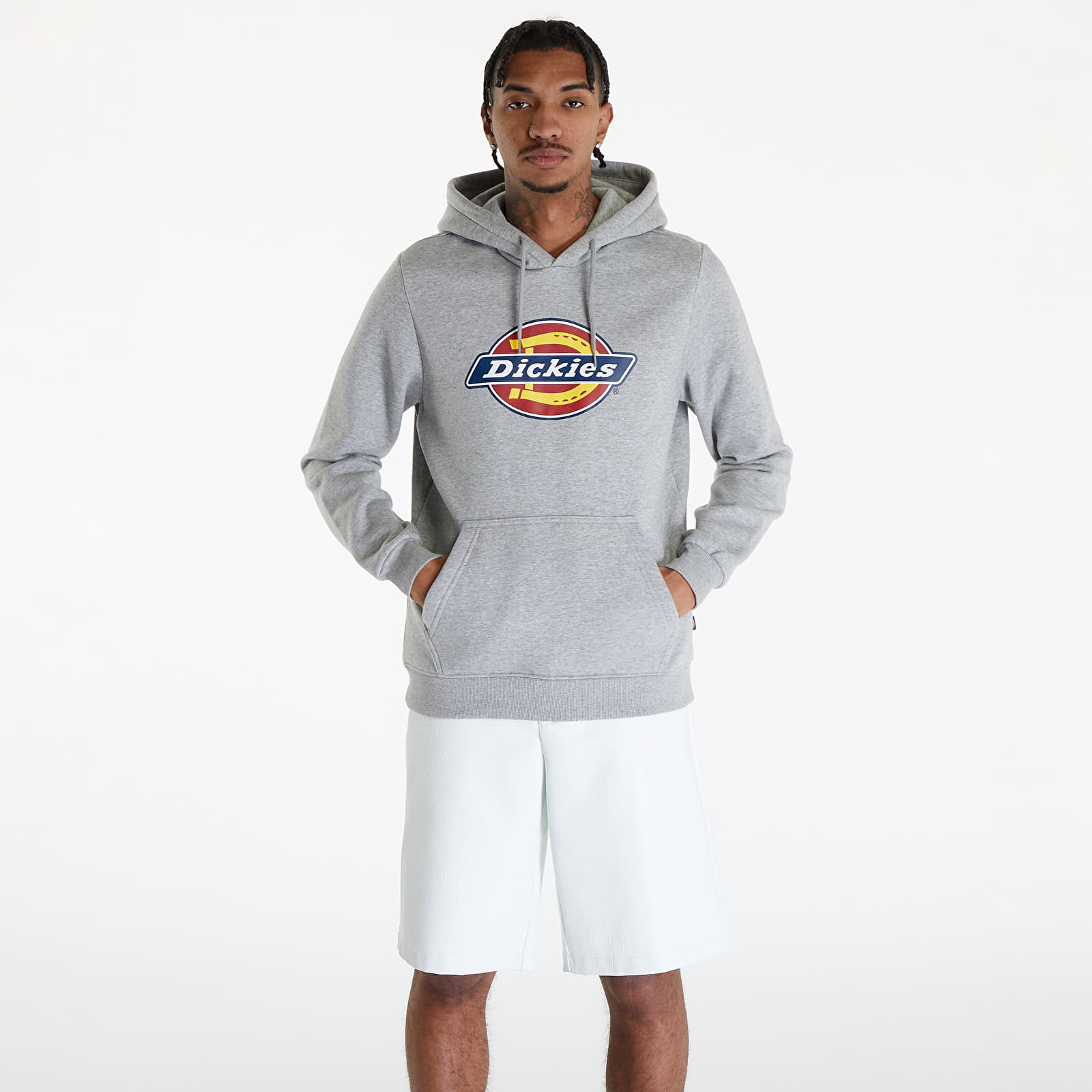 Sweatshirts Dickies Icon Logo Hoodie Grey Melange