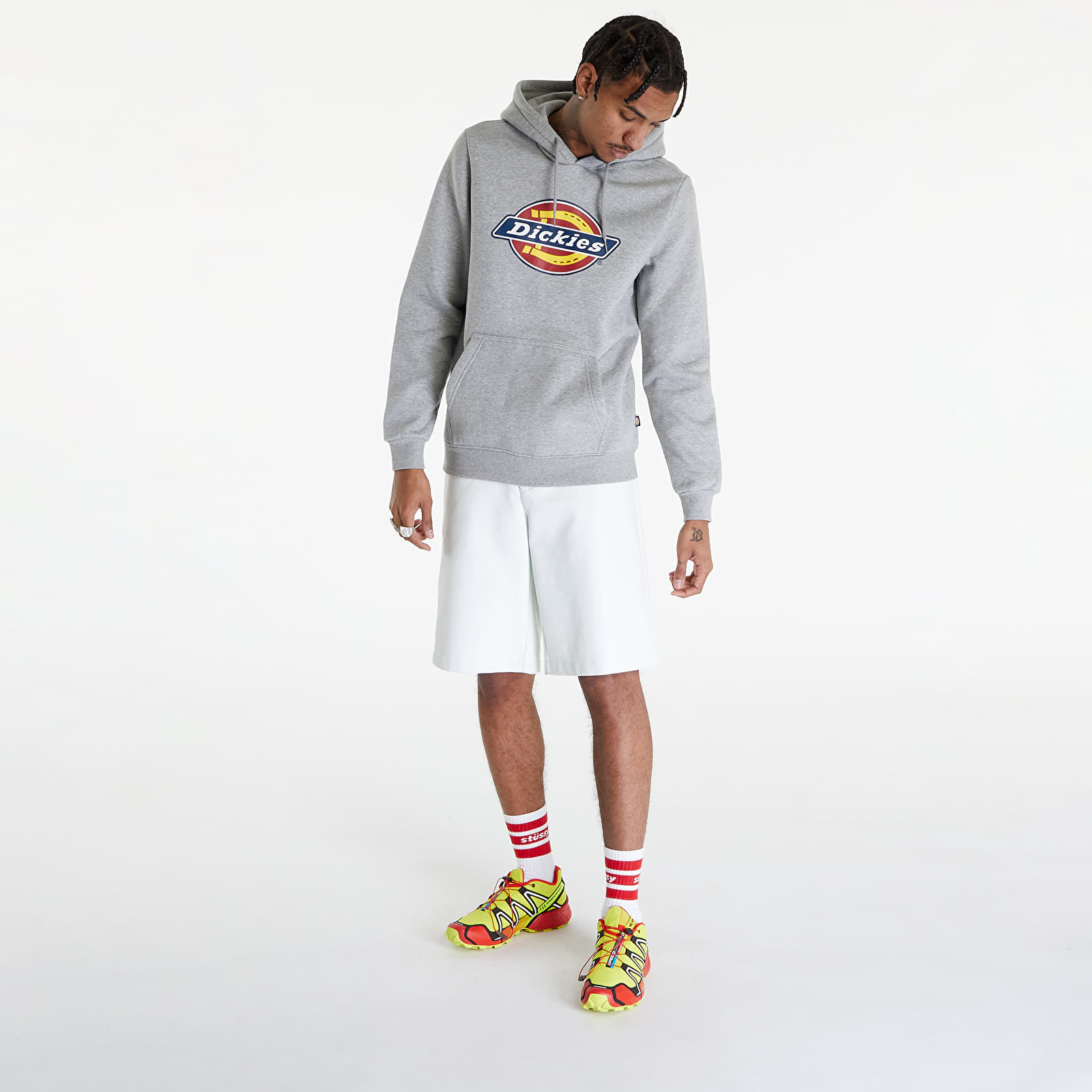 Sweatshirts Dickies Icon Logo Hoodie Grey Melange