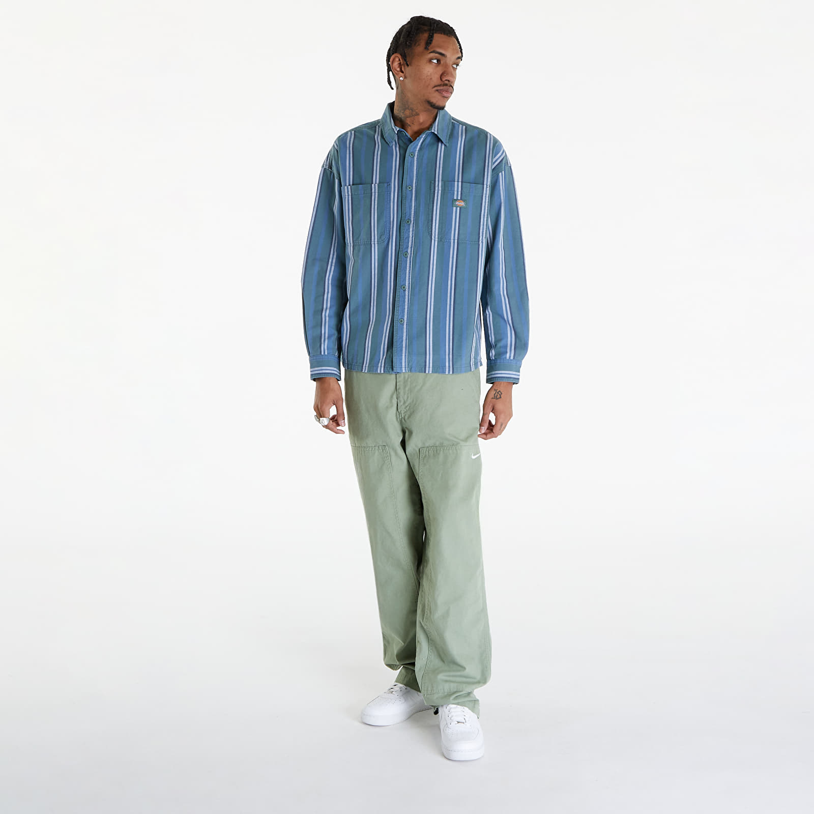 Camisas Dickies Glade Spring Long Sleeve Shirt Coronet Blue