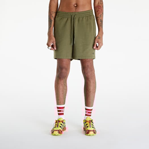 Adidas olive green shorts hot sale