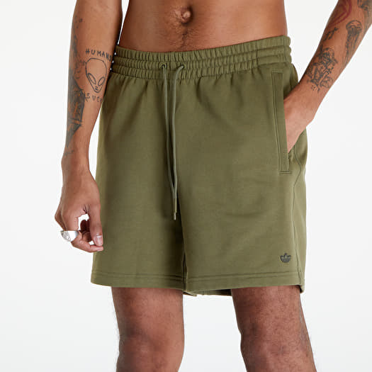 Adidas olive green shorts discount