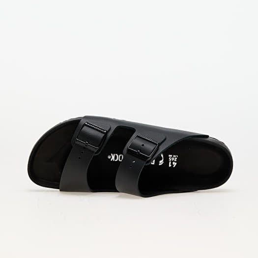Black leather birkenstocks deals