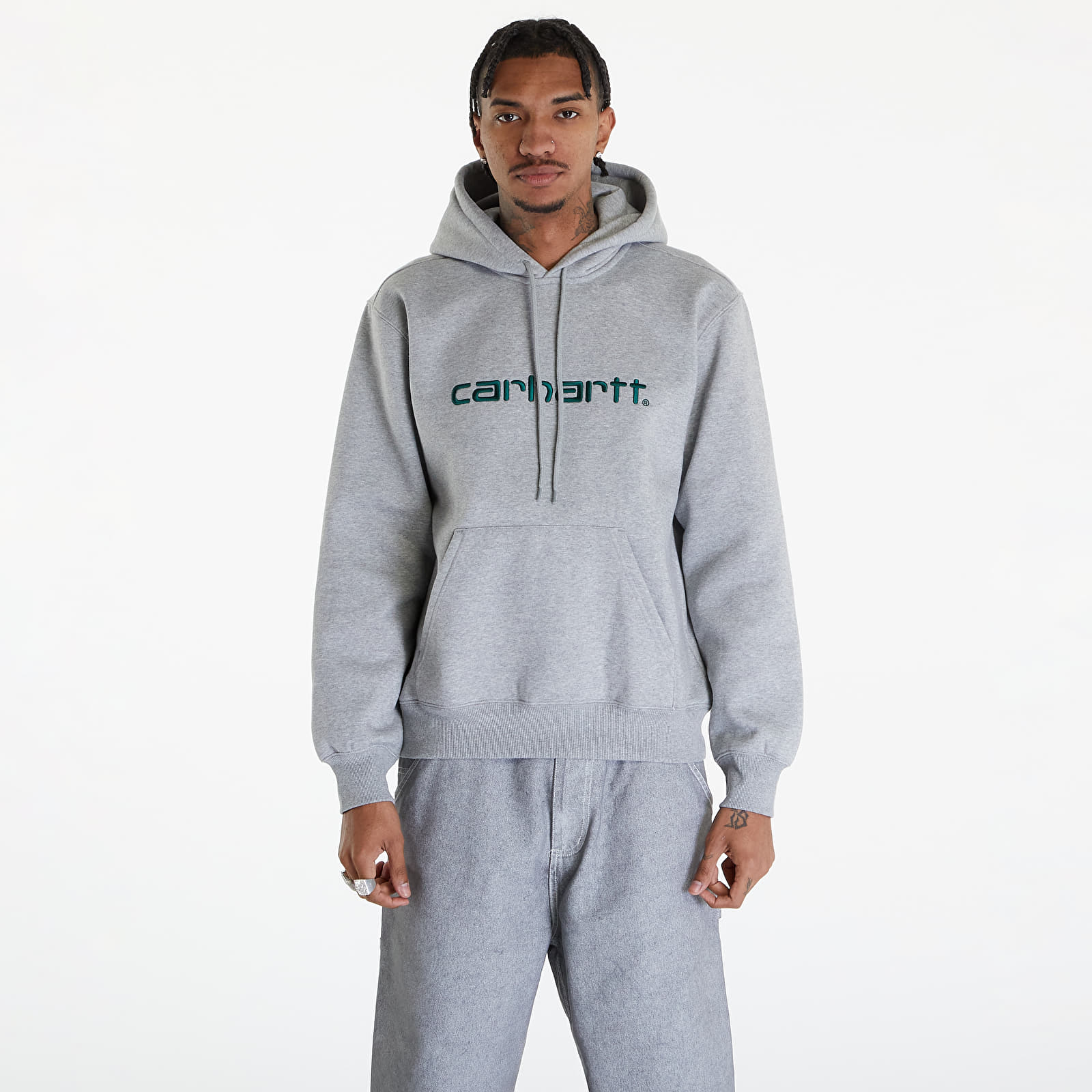 Hoodies and sweatshirts  Carhartt WIP Hoodie UNISEX Grey Heather/ Chervil
