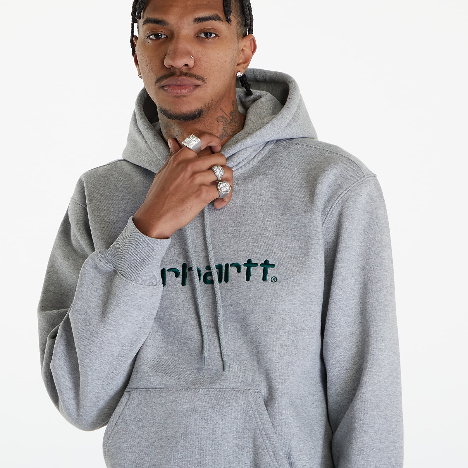 Carhartt heather grey hoodie deals