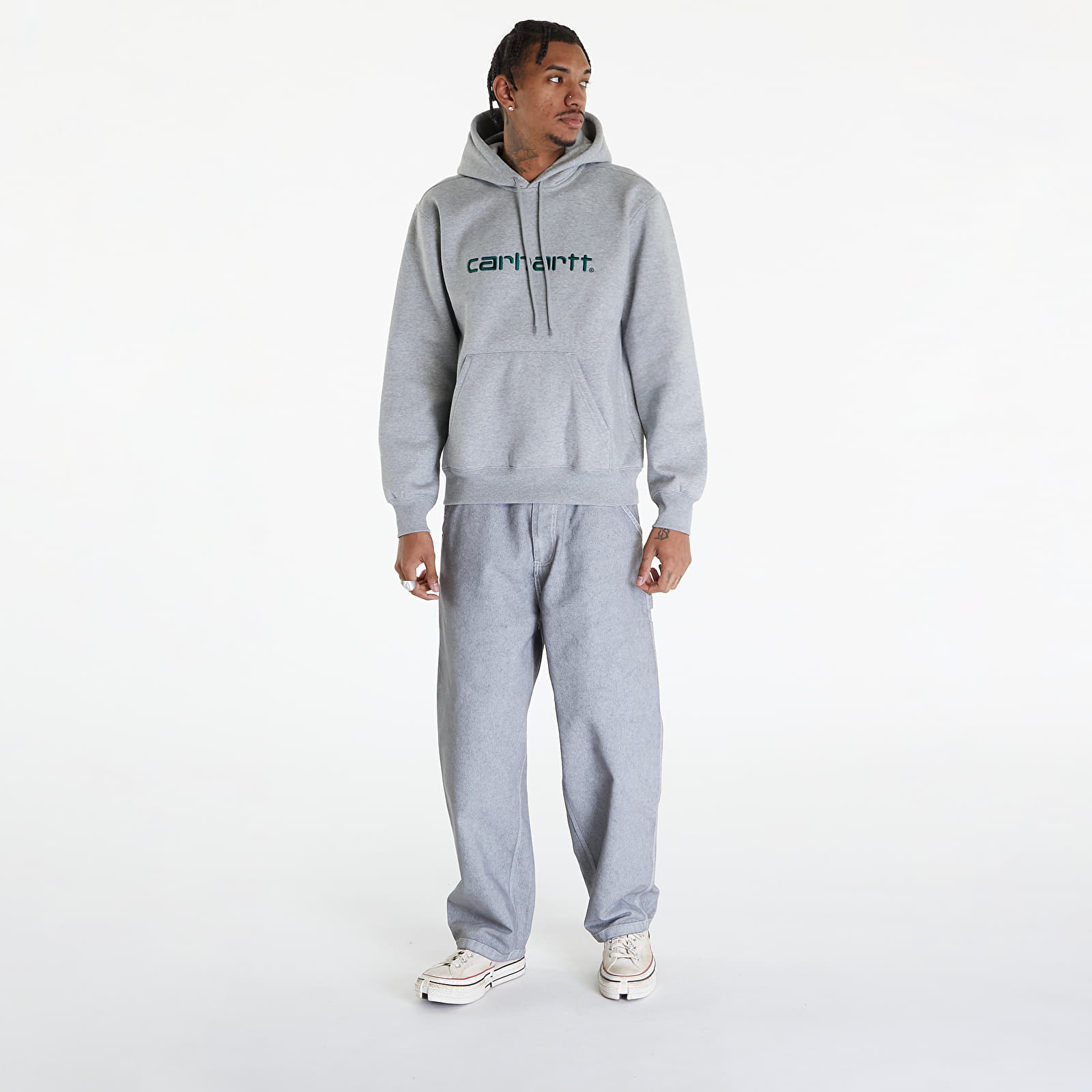 Hoodies and sweatshirts  Carhartt WIP Hoodie UNISEX Grey Heather/ Chervil