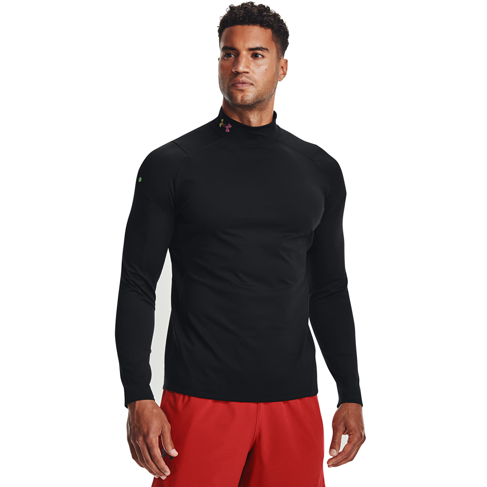 Under Armour Coldgear Rush Mock Black