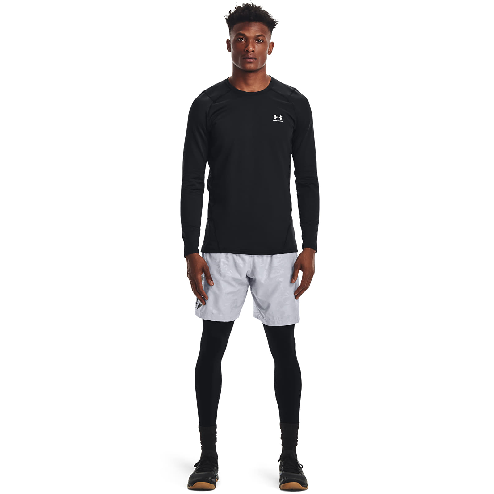 T-shirts Under Armour Cg Armour Fitted Crew Black