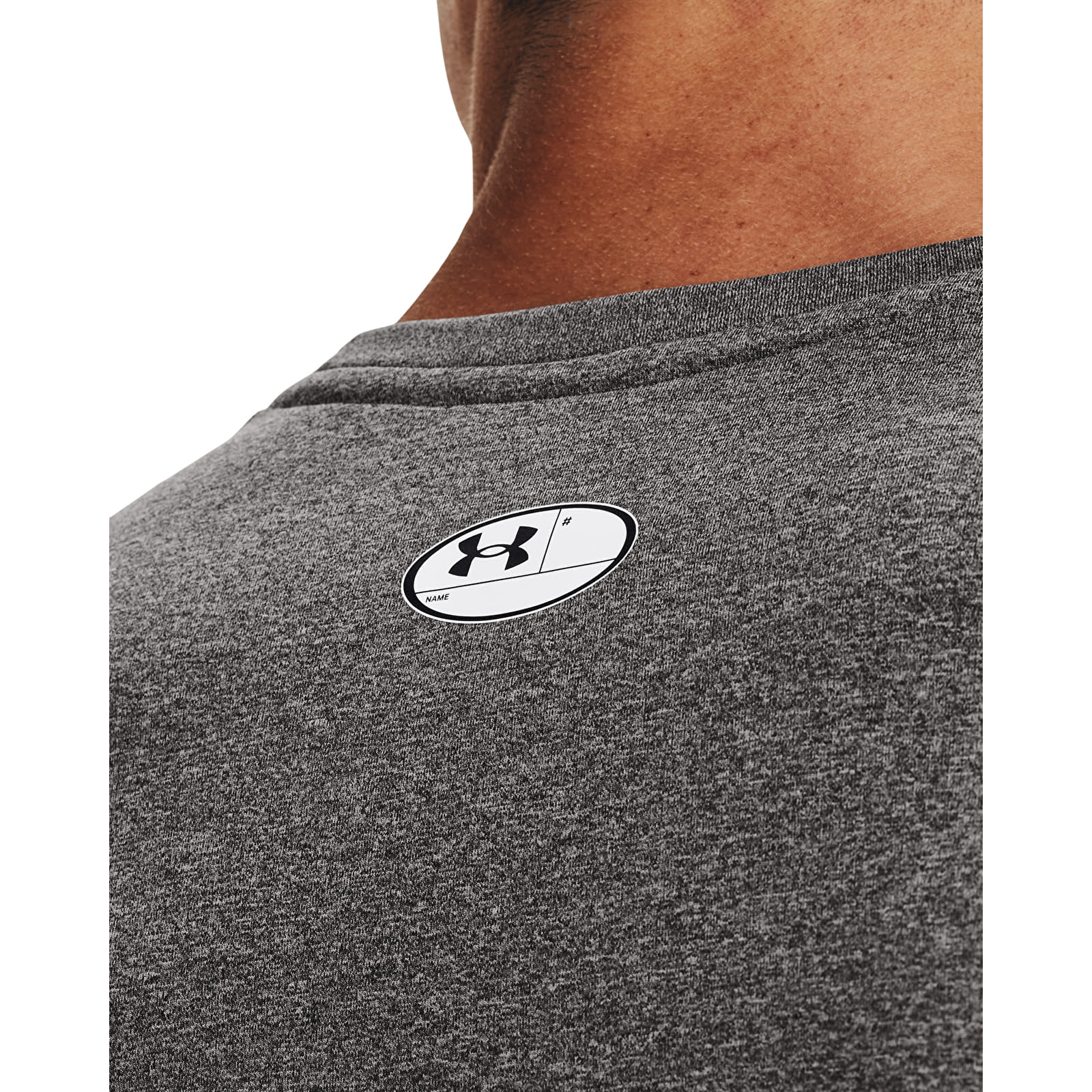 T-särgid Under Armour Cg Armour Fitted Crew Charcoal Light Heather