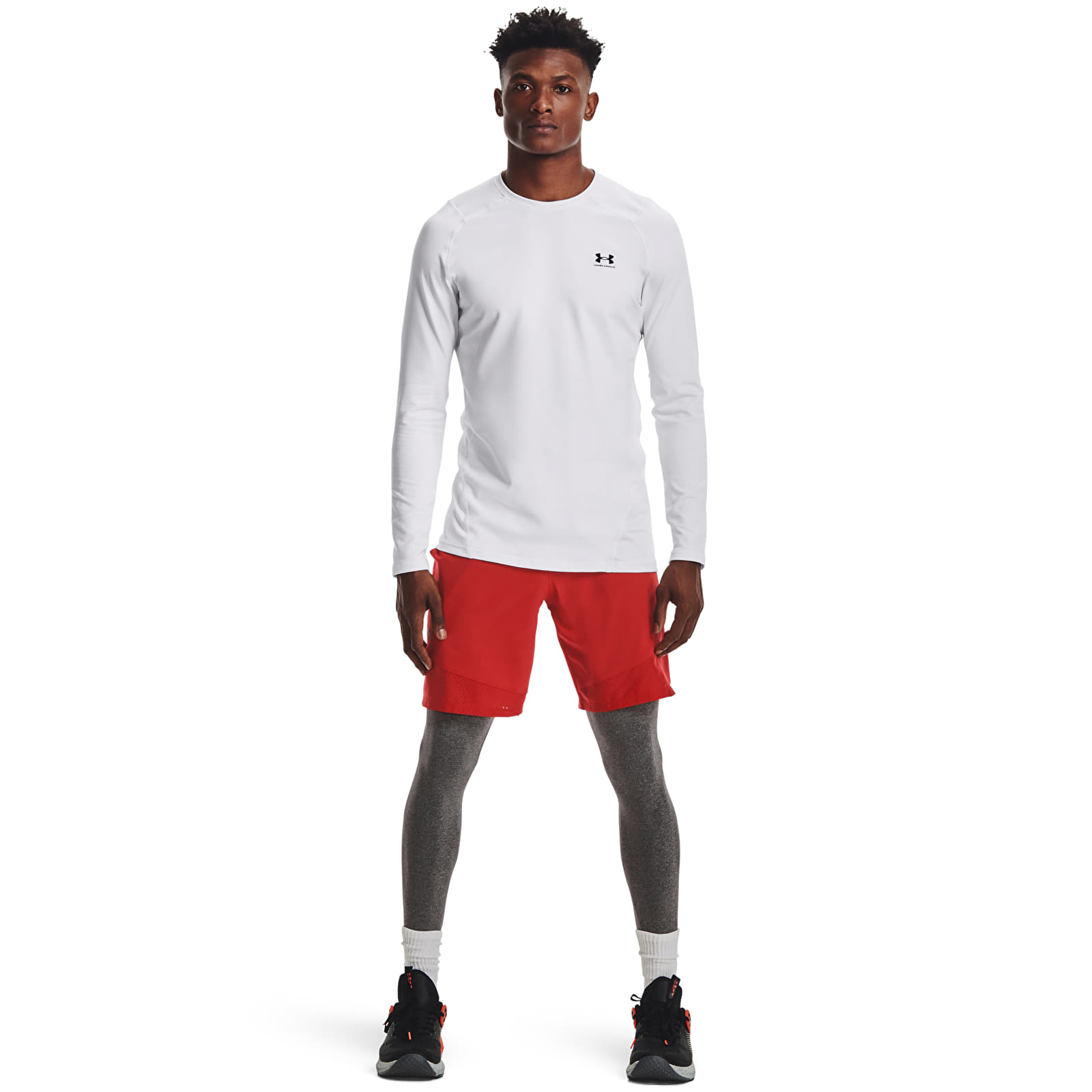 T-särgid Under Armour Cg Armour Fitted Crew White