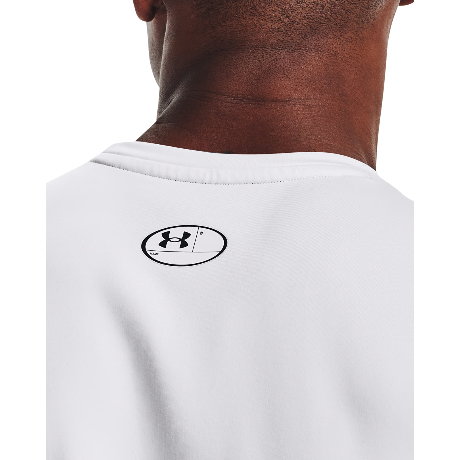 T-särgid Under Armour Cg Armour Fitted Crew White