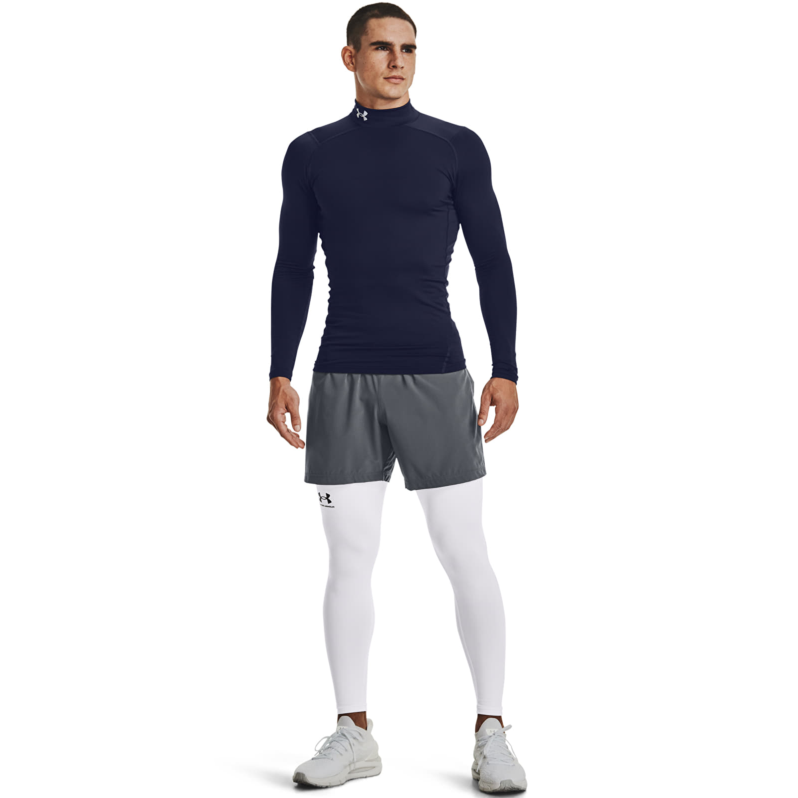T-särgid Under Armour Cg Armour Comp Mock Midnight Navy