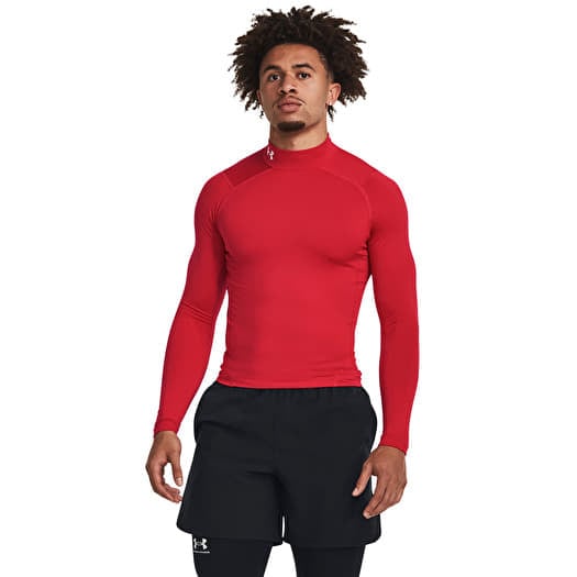 Marškinėliai Under Armour Cg Armour Comp Mock Red
