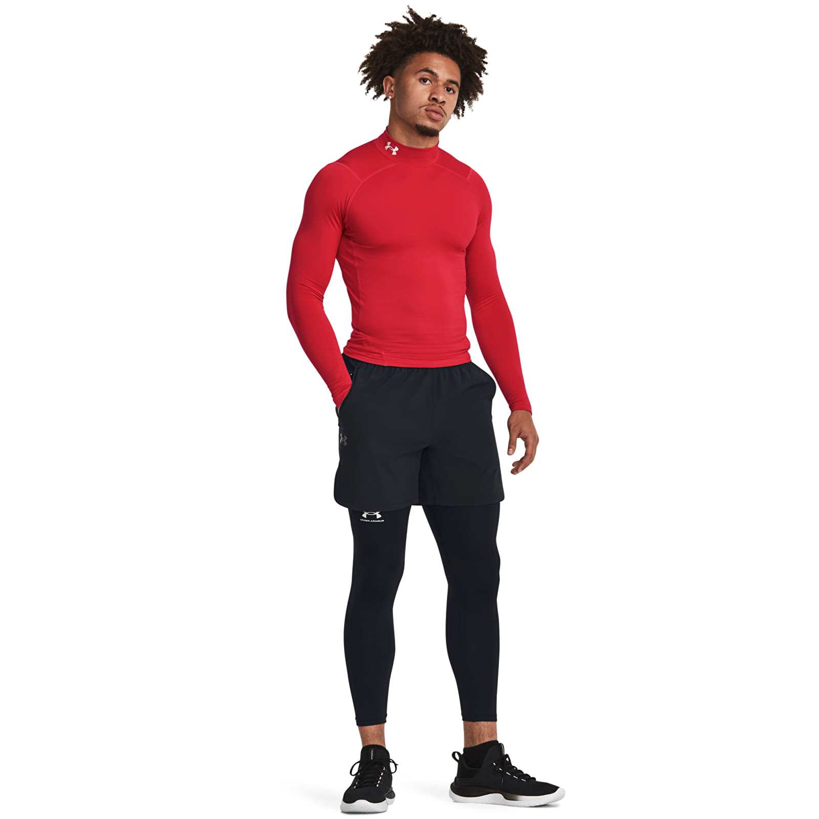 T-Shirts Under Armour Cg Armour Comp Mock Red