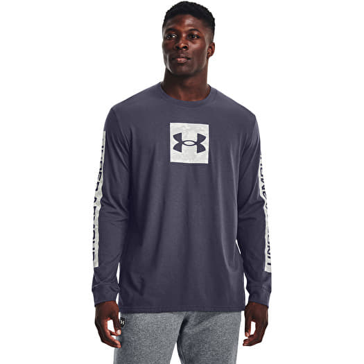 T shirts Under Armour Camo Boxed Sportstyle Ls Tempered Steel Queens