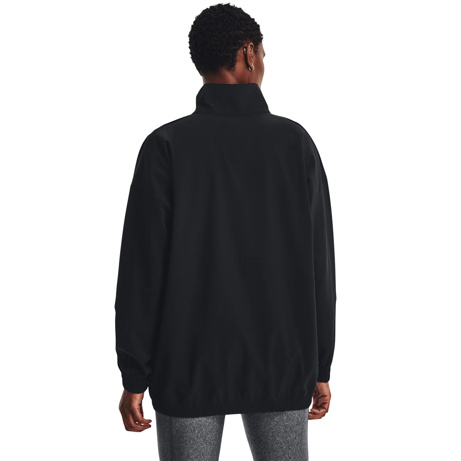 Jackets Under Armour Woven Fz Oversized Jacket Black