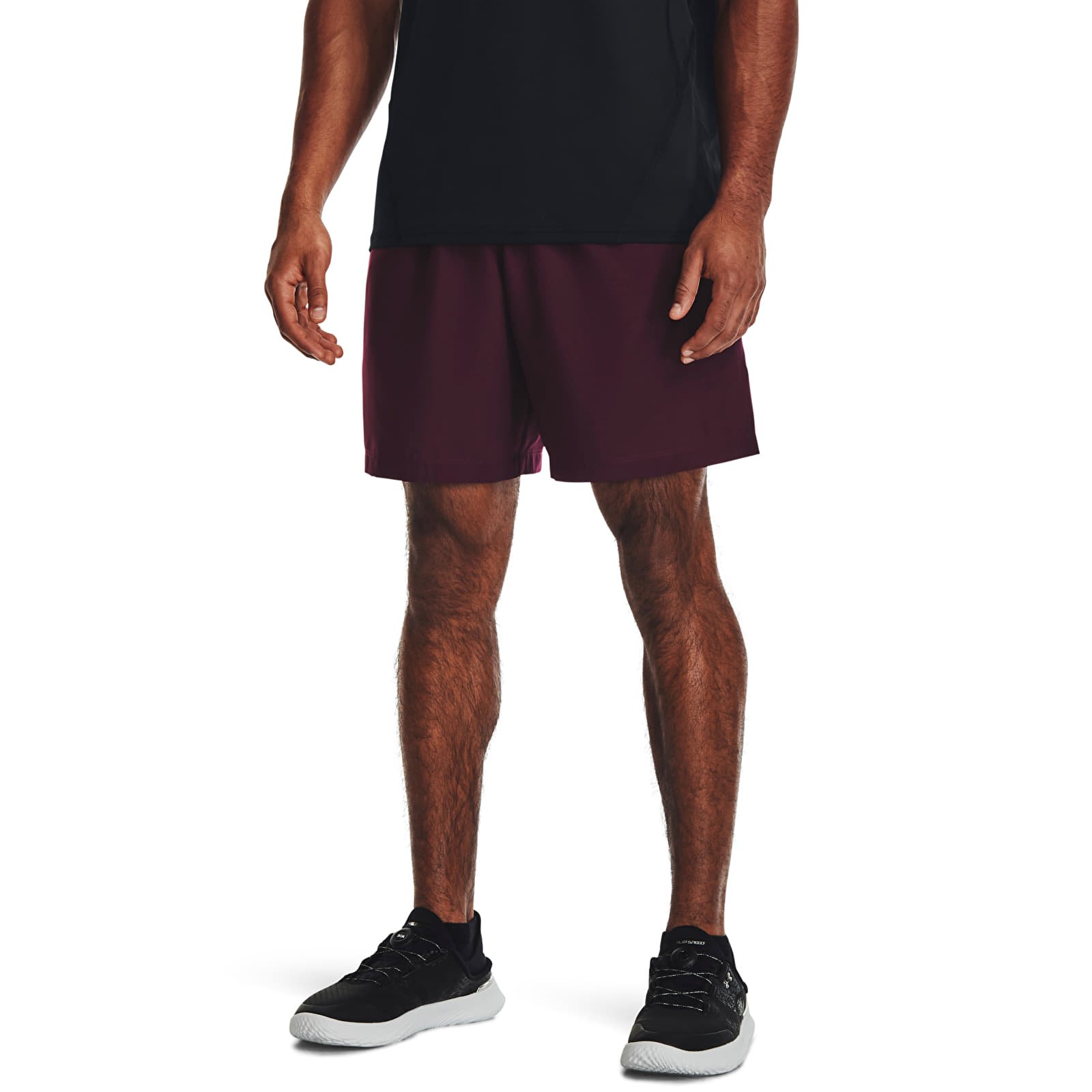 Shorts Under Armour Woven Graphic Shorts Dark Maroon