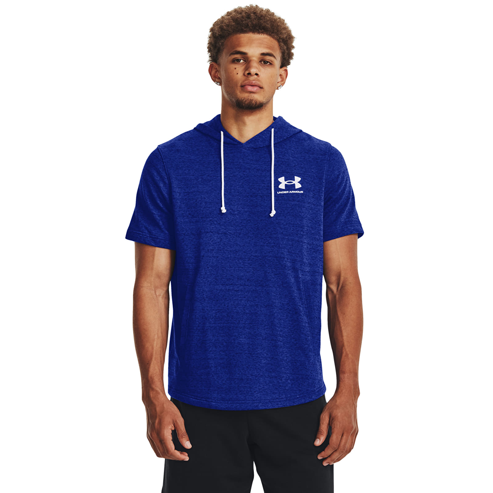 T-Shirts Under Armour Rival Terry Lc Ss Hd Royal