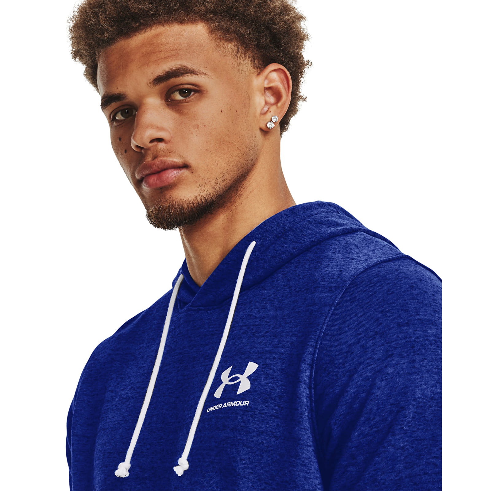 T-Shirts Under Armour Rival Terry Lc Ss Hd Royal