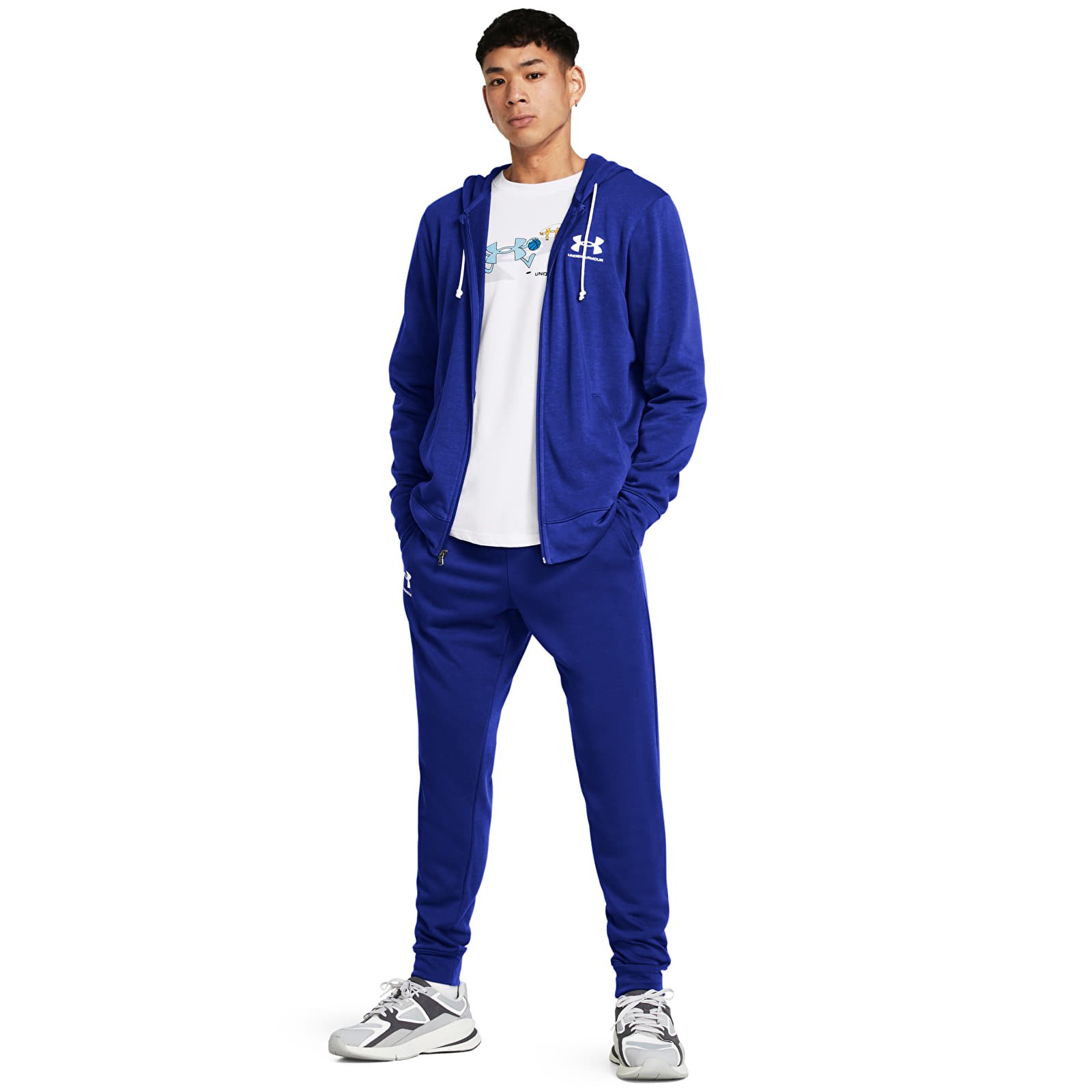Hettegensere og sweatshirts Under Armour Rival Terry Lc Fz Royal