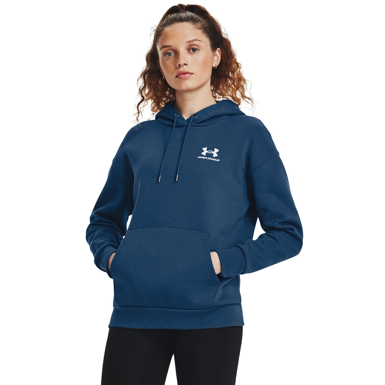 Hættetrøjer og sweatshirts Under Armour Essential Fleece Hoodie Varsity Blue