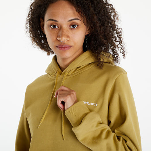 Hoodies and sweatshirts Carhartt WIP Script Embroidery Hoodie UNISEX Agate White Queens