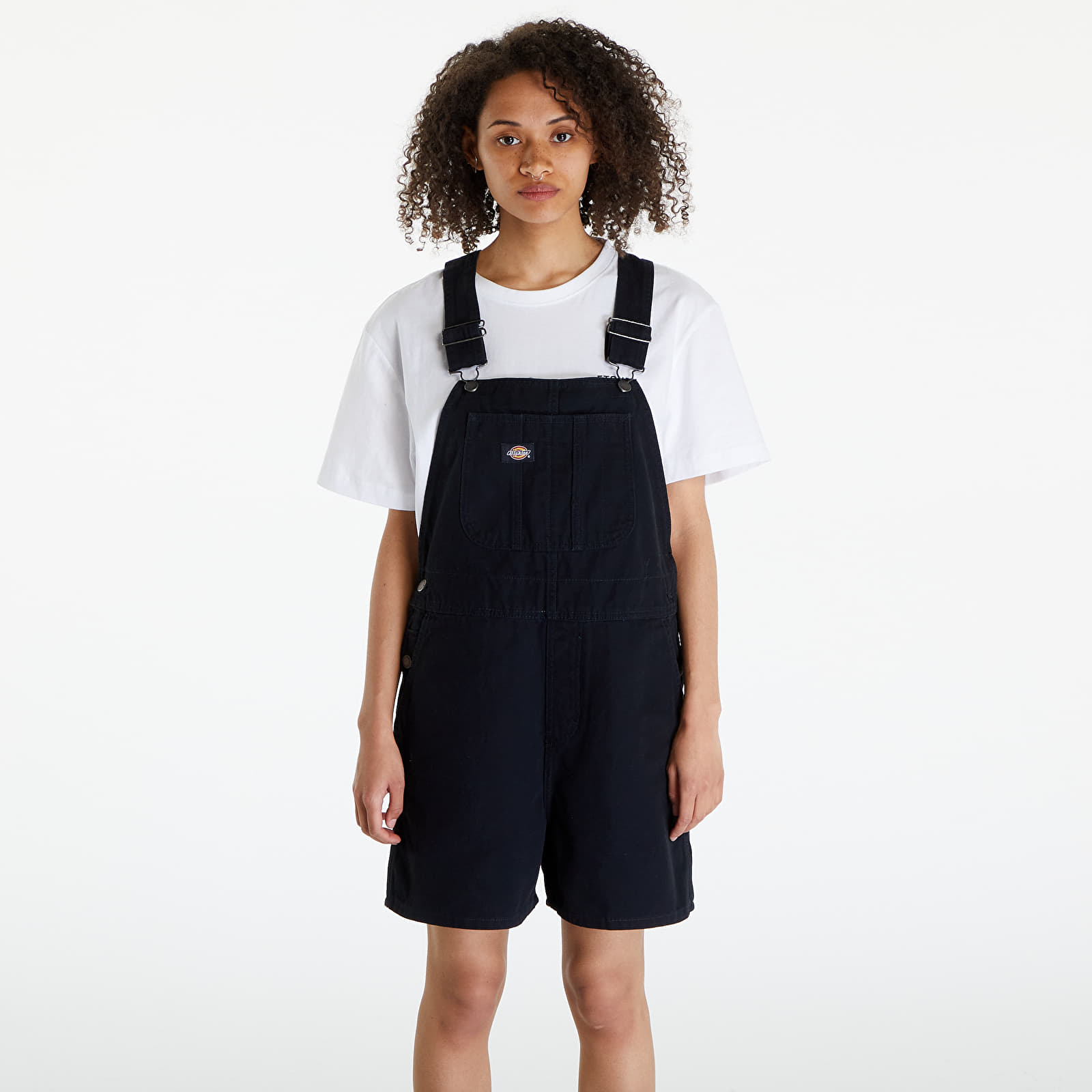 Szorty Dickies Duck Canvas Short Bib Stone Washed Black