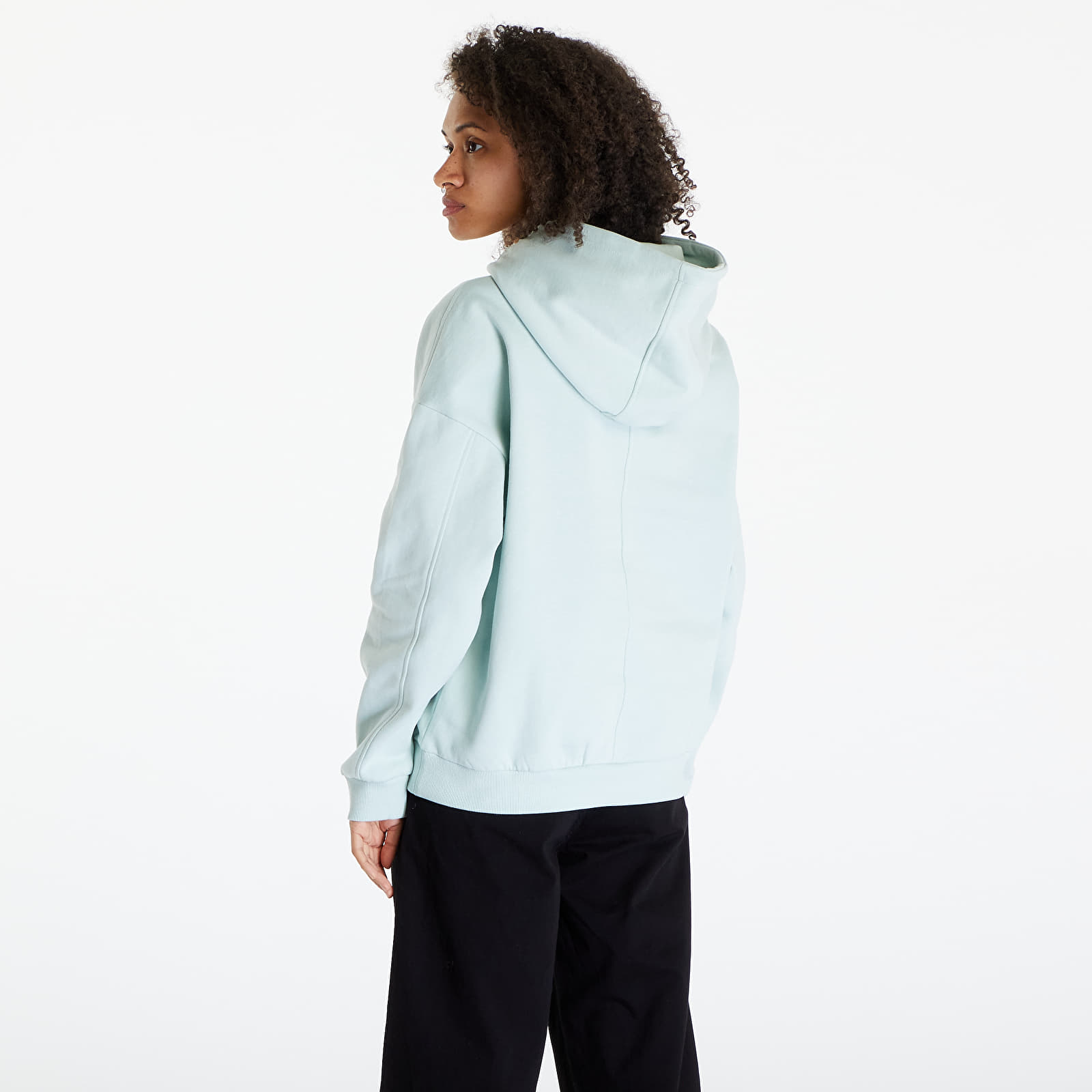 Hoodies en truien Urban Classics Ladies Organic Oversized Hoody Frostmint