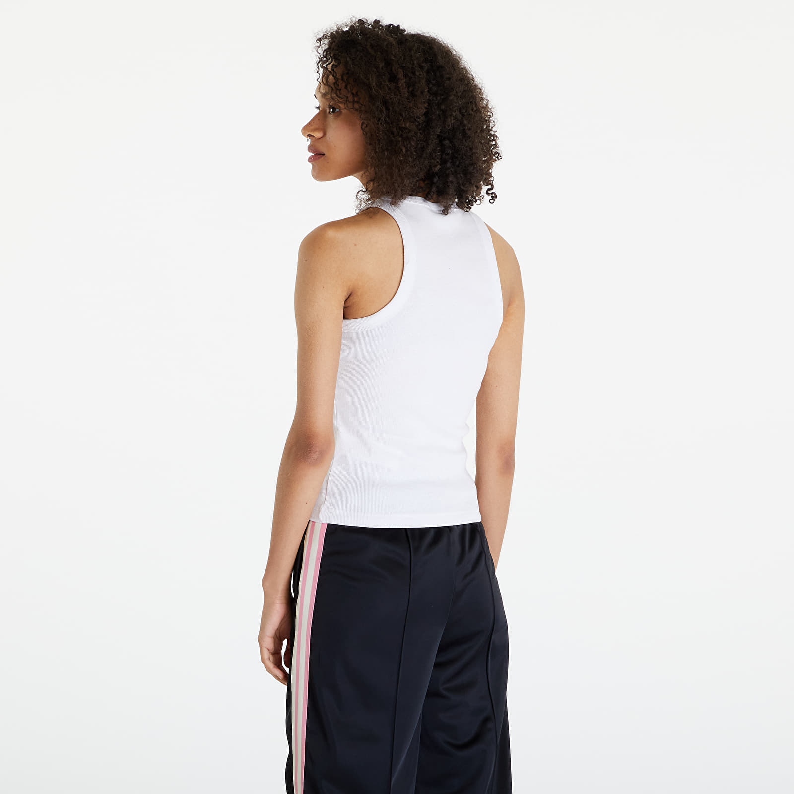Oberteile Urban Classics Ladies Racer Back Rib Top 2-Pack Black/ White