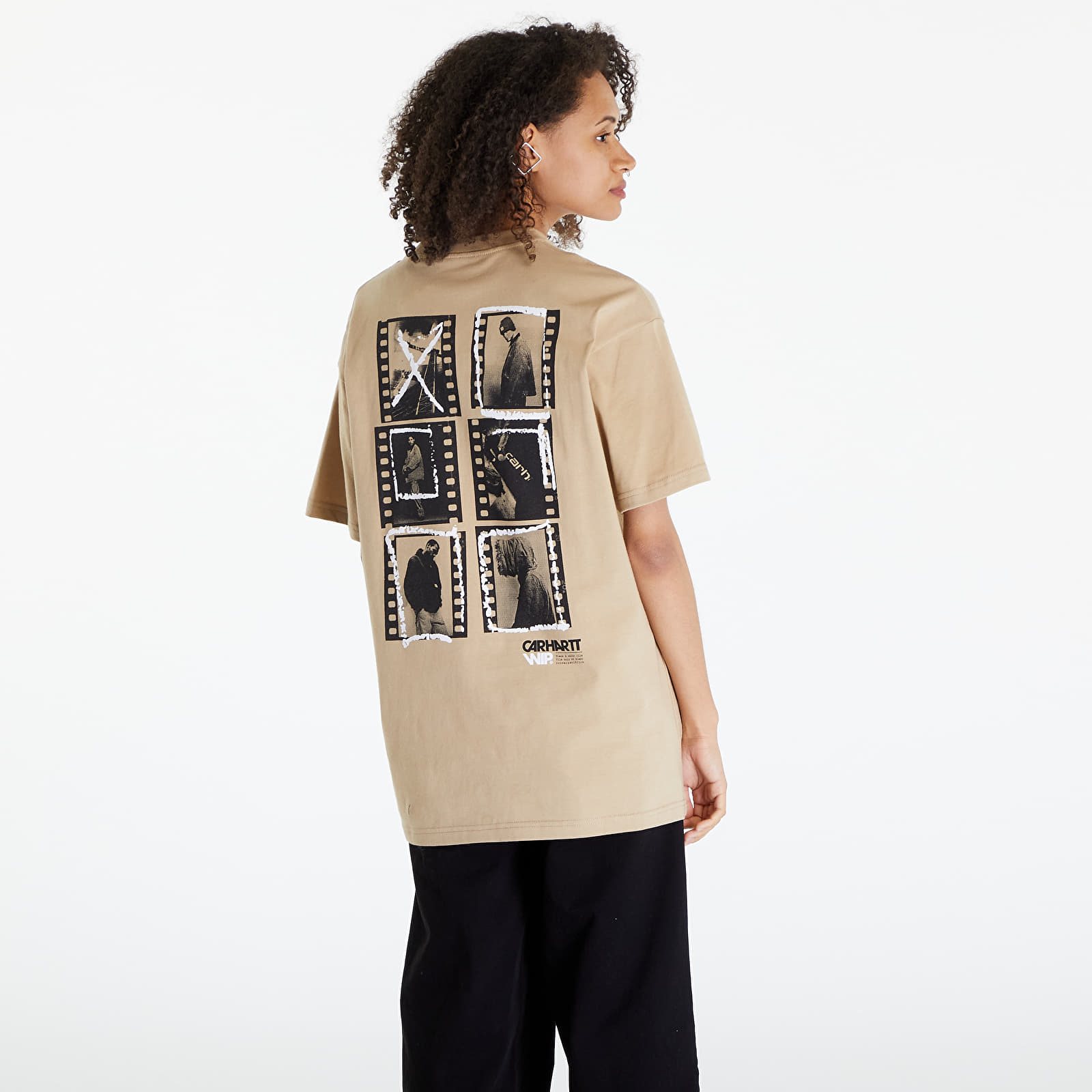 Trička Carhartt WIP S/S Contact Sheet T-Shirt UNISEX Sable