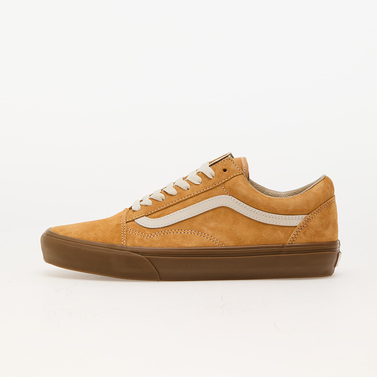 Turnschuhe und Schuhe für Männer Vans Old Skool Pig Suede Gum Antelope