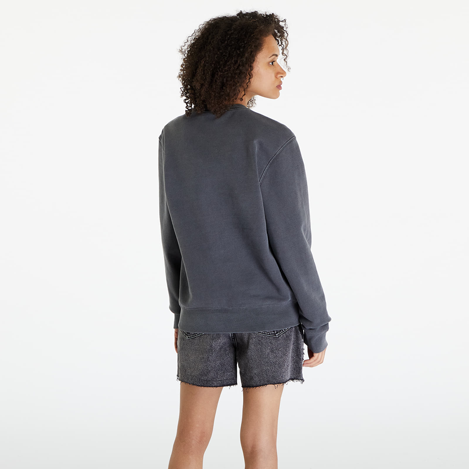 Hoodies and sweatshirts  Carhartt WIP Duster Script Sweatshirt UNISEX Black Garment Dyed