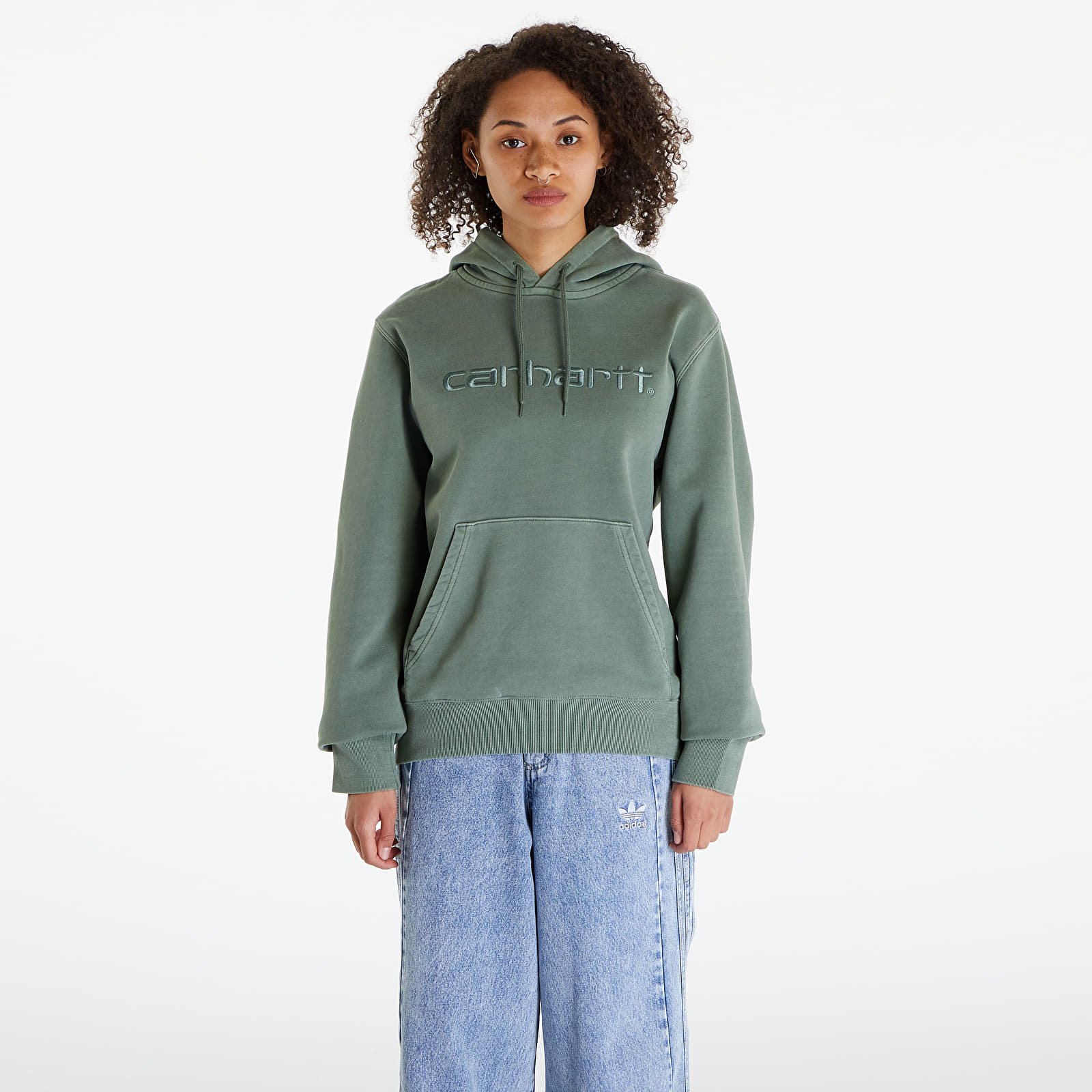 Sweatshirts Carhartt WIP Duster Hoodie UNISEX Park Garment Dyed