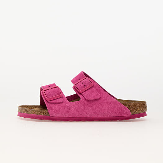 Birkenstock arizona suede leather rose clearance