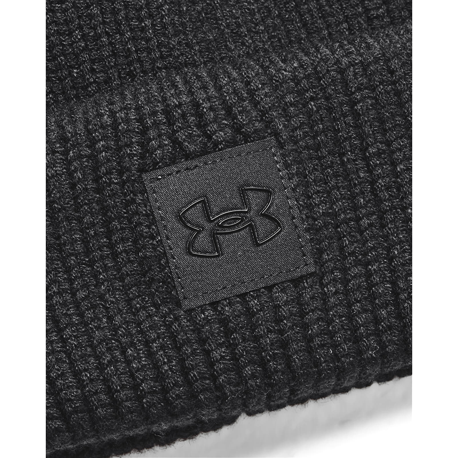 Mütsid Under Armour Halftime Ribbed Pom Black