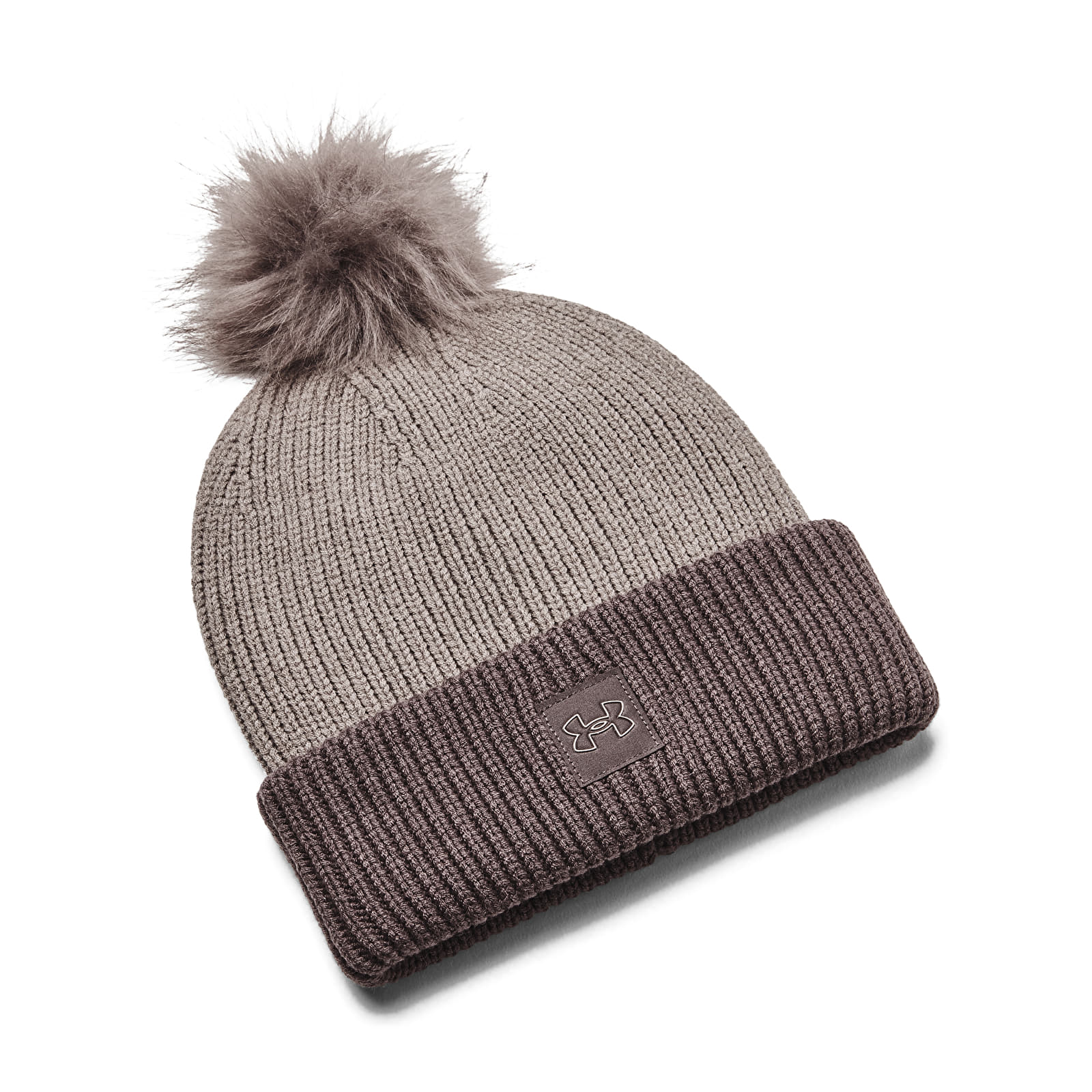 Mütsid Under Armour Halftime Ribbed Pom Pewter