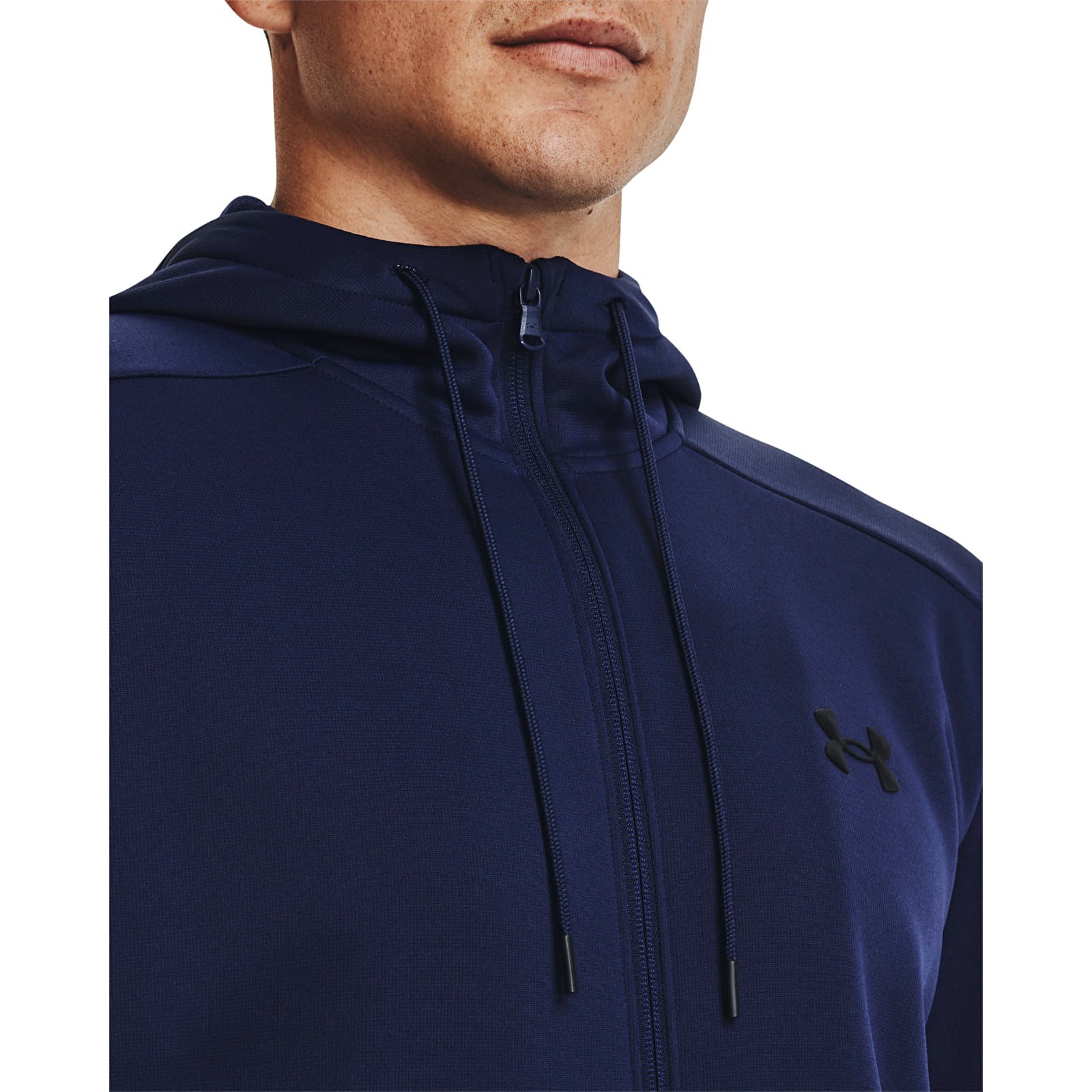 Hanorace Under Armour Armour Fleece Fz Hoodie Midnight Navy