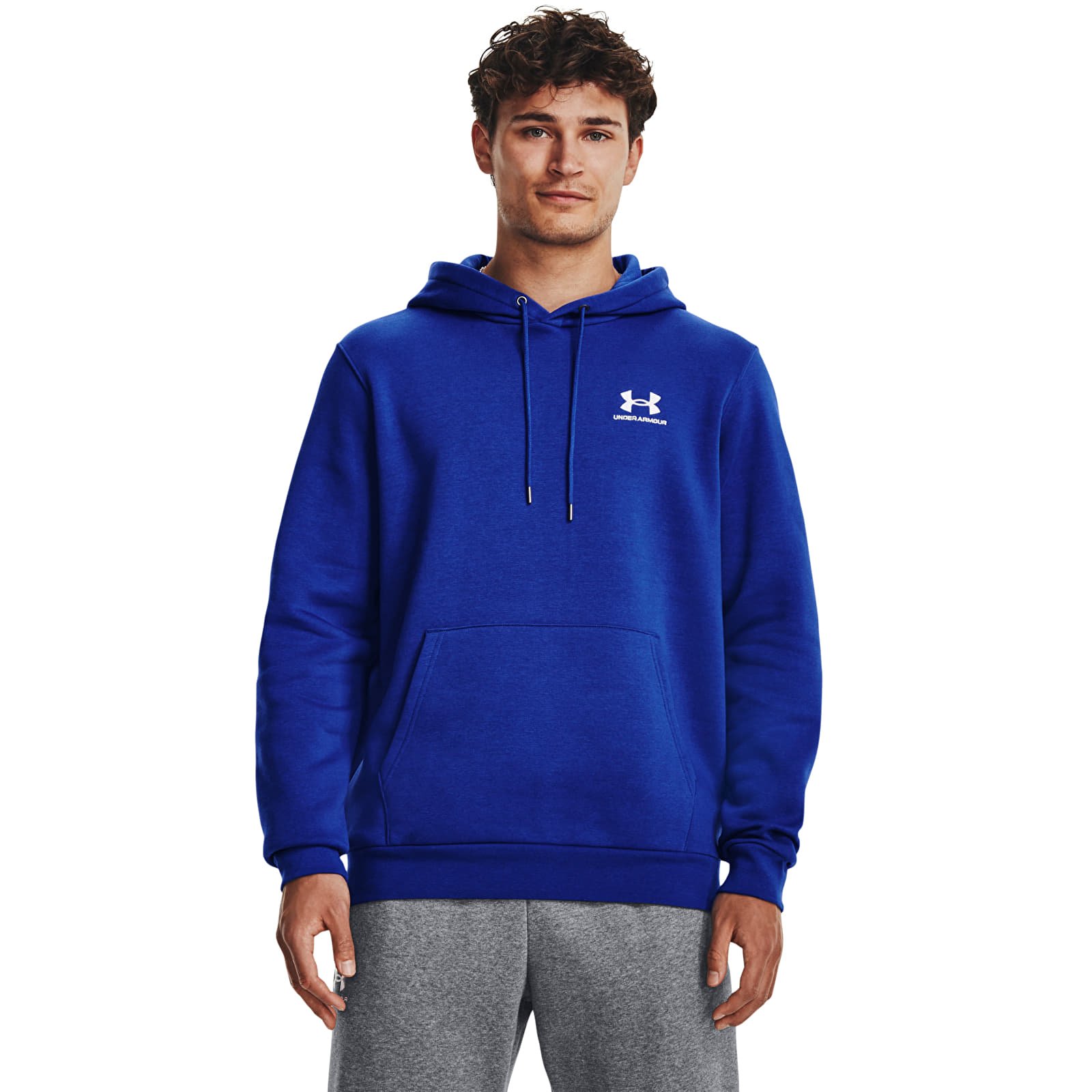 Sudaderas Under Armour Essential Fleece Hoodie Royal