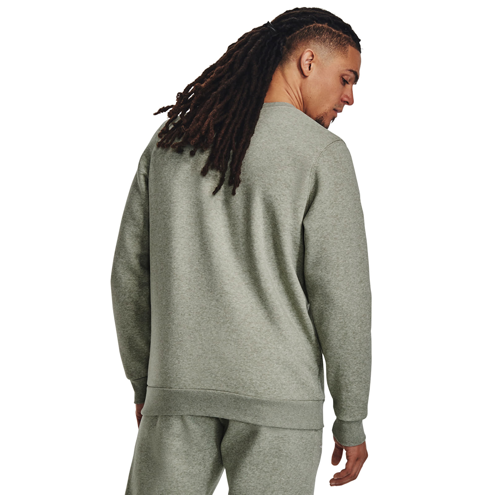 Hoodies och sweatshirts Under Armour Essential Fleece Crew Grove Green