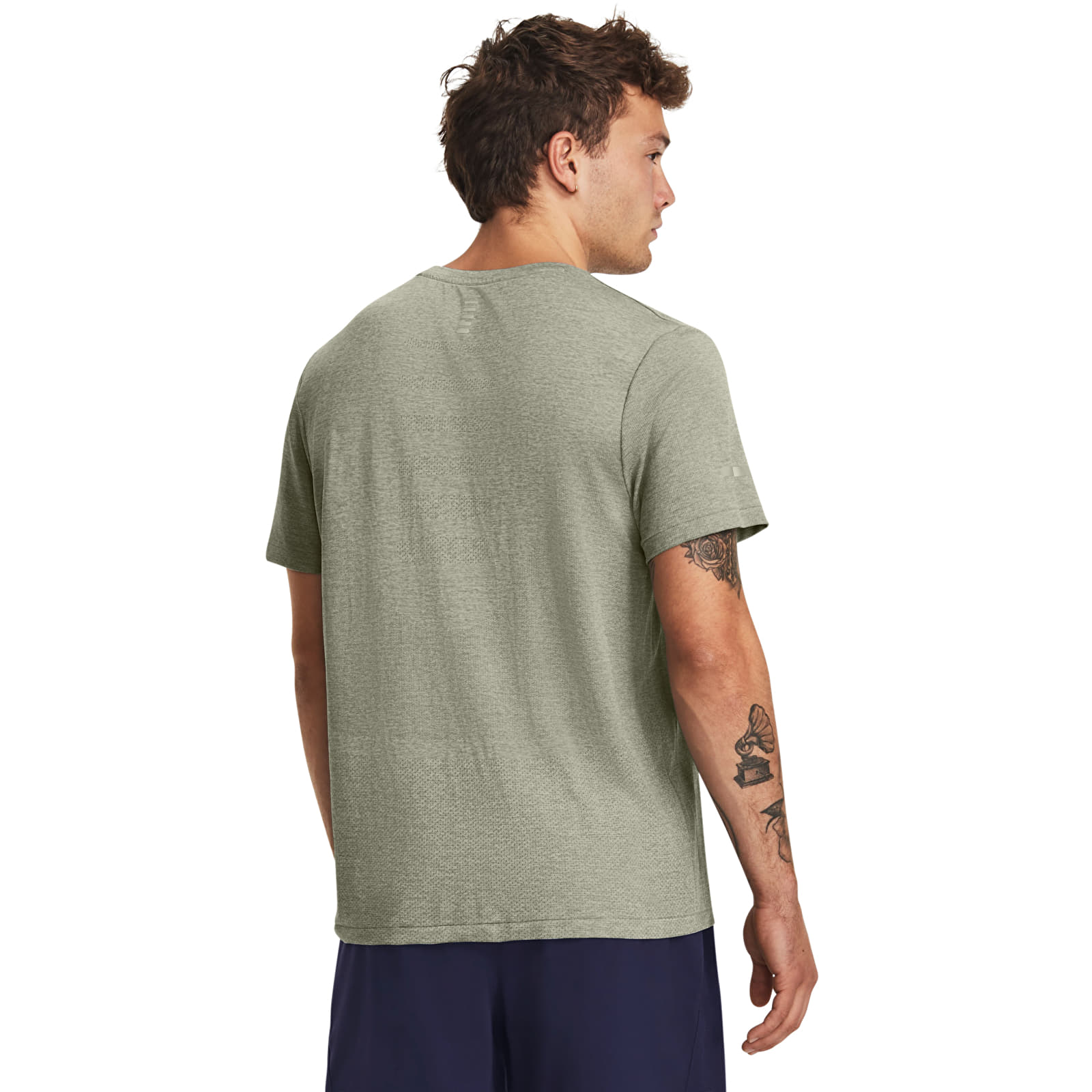 T-särgid Under Armour Seamless Stride Ss Grove Green