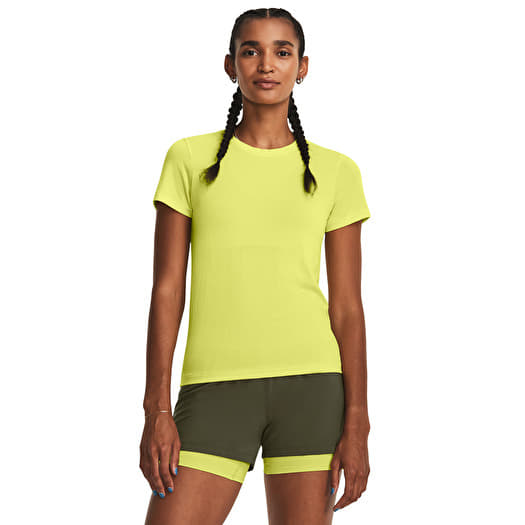 Tričko Under Armour Seamless Stride Ss Lime Yellow