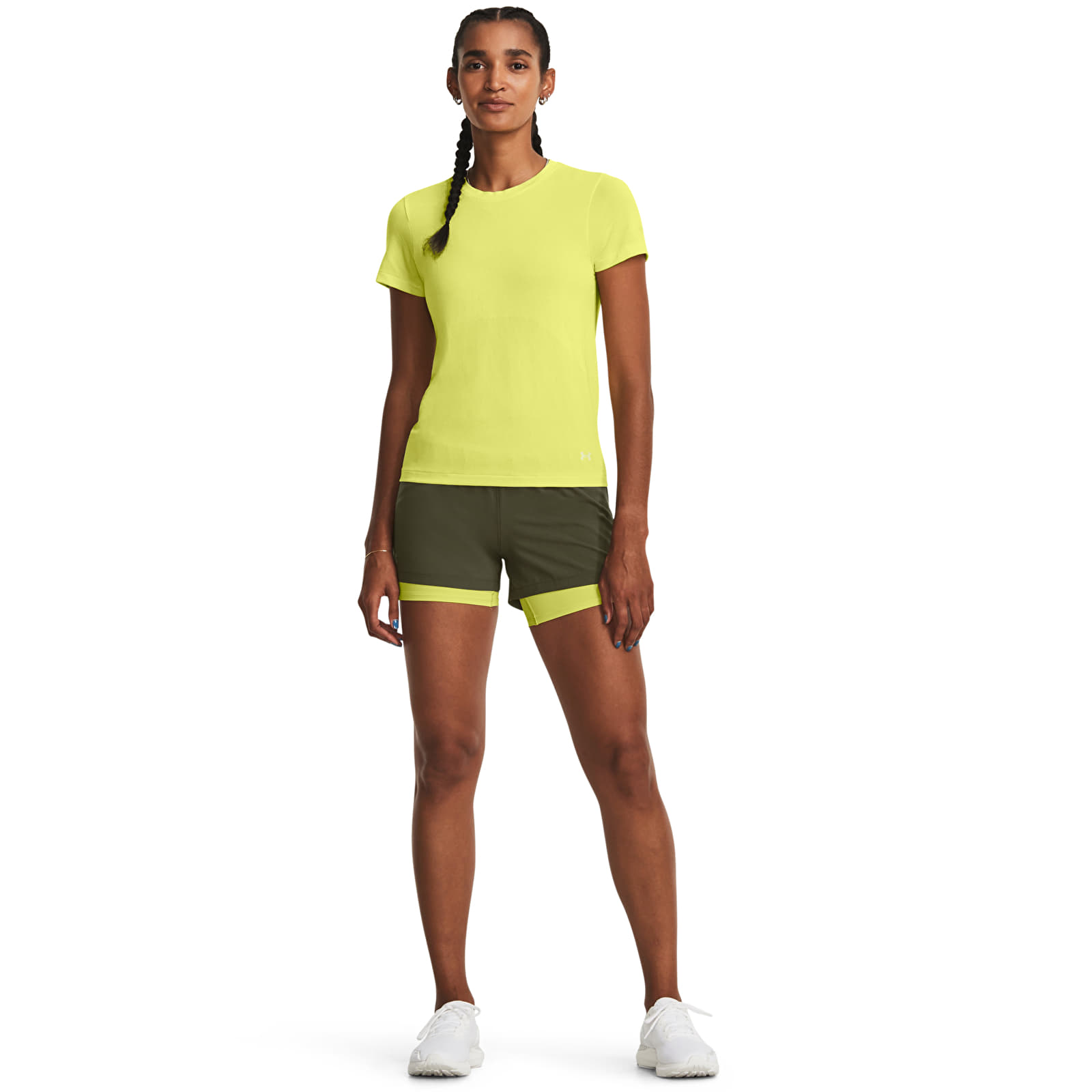 T-shirts Under Armour Seamless Stride Ss Lime Yellow