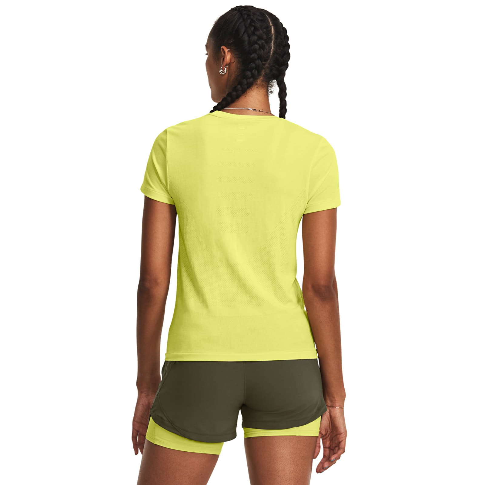 T-shirts Under Armour Seamless Stride Ss Lime Yellow