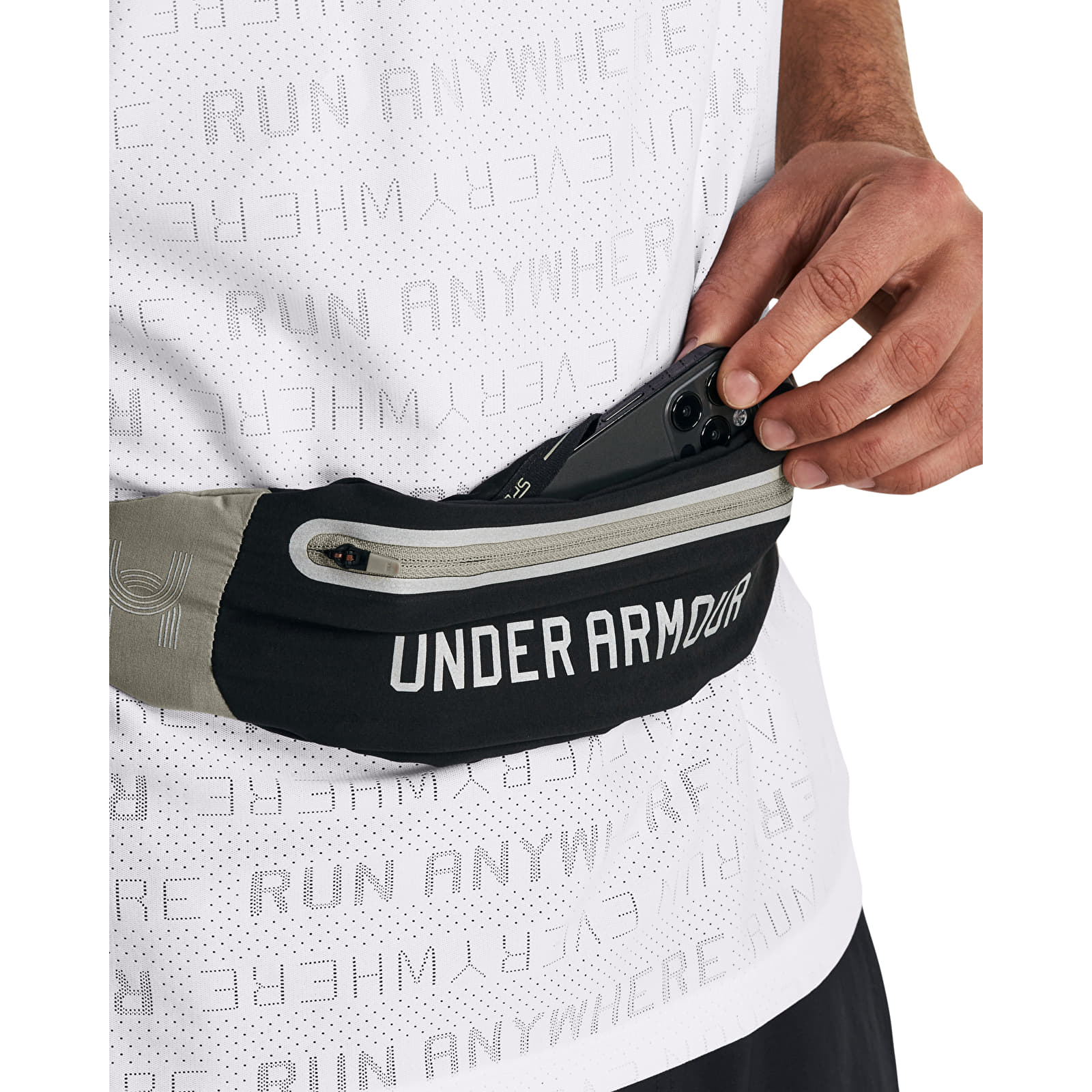 Nieren Rucksacke Under Armour Flex Run Pack Belt Black Queens